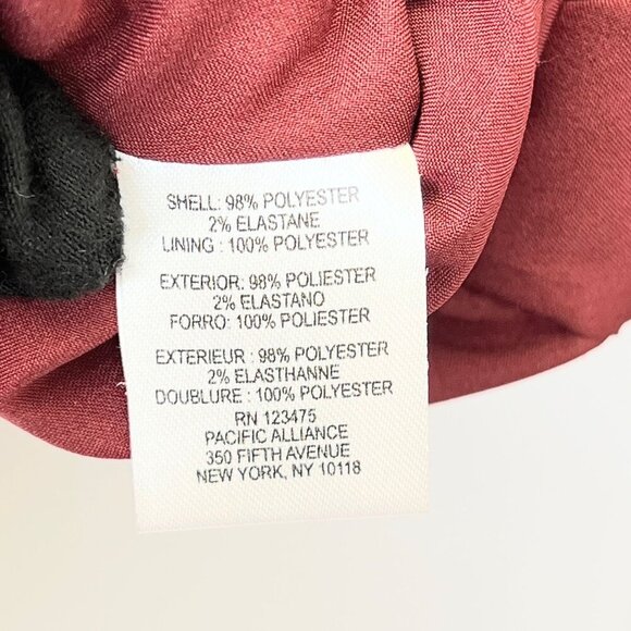 NWT TAHARI ASL Women's Stand Collar Button Blanzer Size 12 - Picture 8 of 11